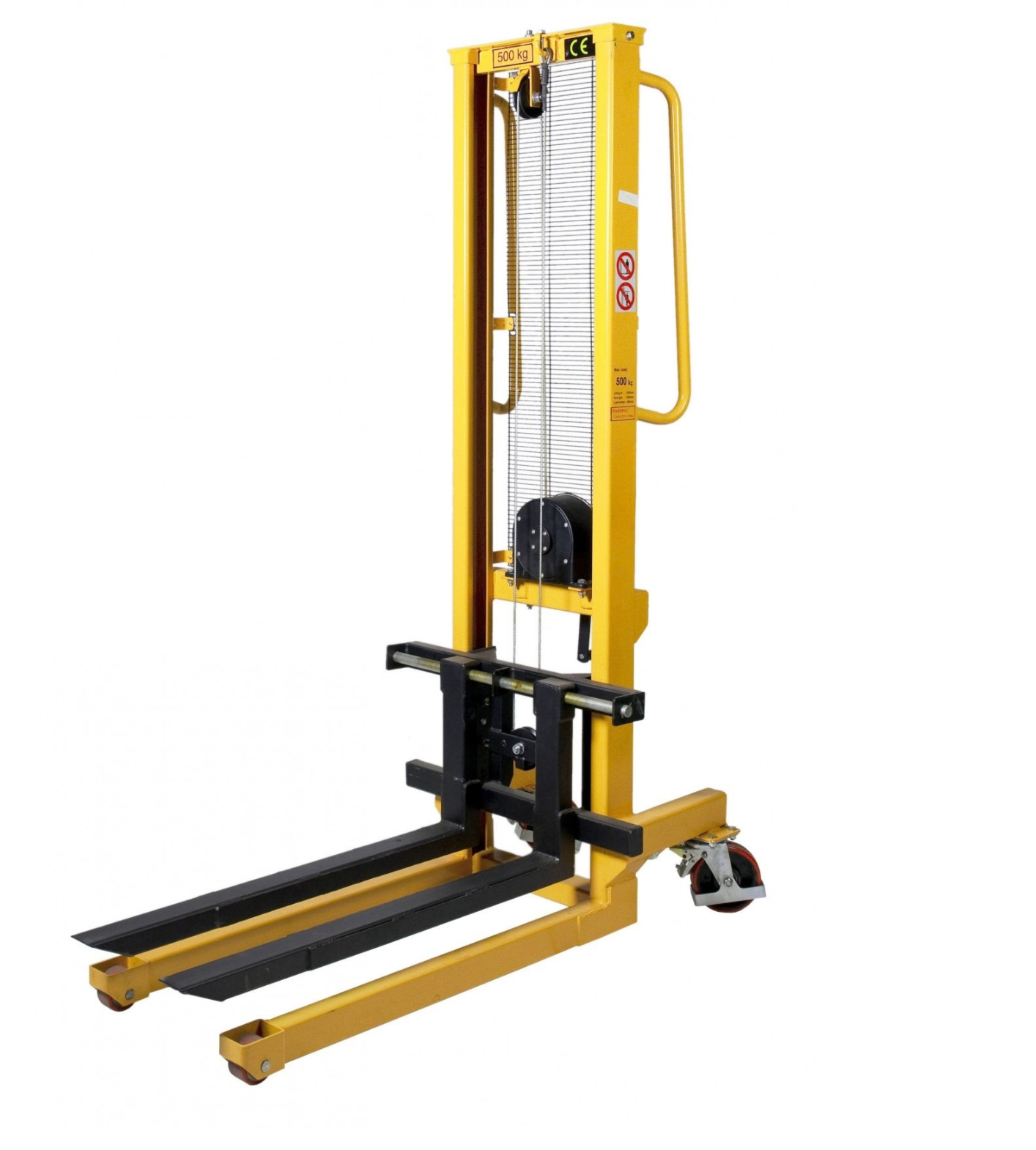 Winch Stacker - 1560mm Lift Height Load Capacity 250-500kg