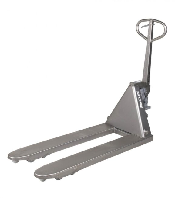 540x1150mm Stainless Steel Hand Pallet Truck - Closed Forks