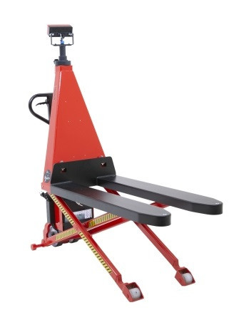 Semi-Electric Scissor Pallet Truck With Weighing Scales 580mm x 1200mm